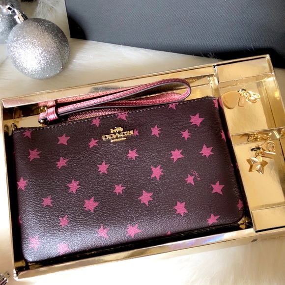 Coach NWT Large Star Wristlet with Charms - Picture 3 of 8